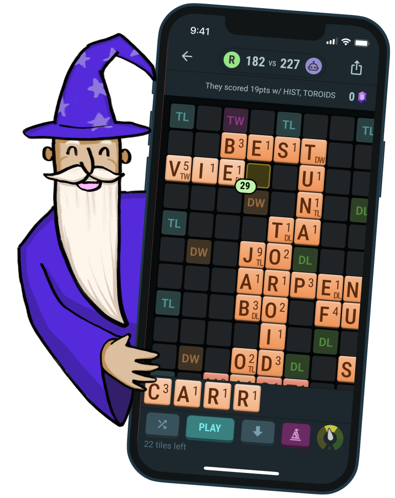 Words 2 Wizard Game Screenshot